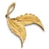 Scully & Scully 18k Gold Double Leaf Pin -Jewelry Shop unnamed file 254