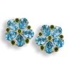 Scully & Scully 18k Blue Topaz Flower Earrings -Jewelry Shop unnamed file 257
