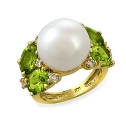 Scully & Scully Cultured Pearls, Peridot And Diamonds -Jewelry Shop unnamed file 262