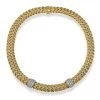 Scully & Scully 18k Yellow Gold Woven Diamond Necklace -Jewelry Shop unnamed file 287