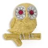 Scully & Scully 18k Gold Owl Pin On Branch With Rubies And Diamonds -Jewelry Shop unnamed file 31