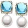 Scully & Scully 18K Swiss Blue Topaz Pearl Earrings -Jewelry Shop unnamed file 316