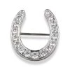 Scully & Scully 18k White Gold & Diamond Horseshoe Pin -Jewelry Shop unnamed file 334