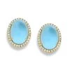 Scully & Scully Oval Blue Topaz Earrings -Jewelry Shop unnamed file 348