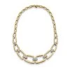 Scully & Scully 18K Yellow Gold Chain Link Necklace With Diamonds -Jewelry Shop unnamed file 354