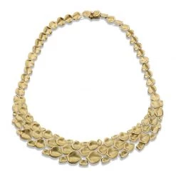 Scully & Scully 18k Gold Flower Petal Necklace