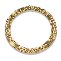 Scully & Scully 18k Gold Mesh Necklace