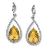 Scully & Scully 18k White Gold & Citrine Drop Earrings -Jewelry Shop unnamed file 372