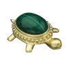 Scully & Scully 18k Gold And Malachite Turtle Pin