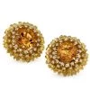 Scully & Scully 18K Gold Diamond & Golden Citrine Sunflower Earrings -Jewelry Shop unnamed file 394