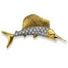 Scully & Scully 18k Gold & Diamonds Sailfish Pin -Jewelry Shop unnamed file 397