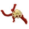 Scully & Scully 18k Gold Octopus On Coral Pin -Jewelry Shop unnamed file 405