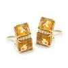 Scully & Scully 18k Gold Double Square Citrine Earrings With Diamonds -Jewelry Shop unnamed file 436