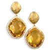 Scully & Scully 18k Hammered Gold Citrine Drop Earrings -Jewelry Shop unnamed file 443