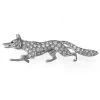 Scully & Scully 18k White Gold Fox Pin -Jewelry Shop unnamed file 454