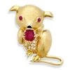 Scully & Scully 18k Gold Mouse With Nut Pin -Jewelry Shop unnamed file 493