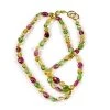 Scully & Scully 18k Yellow Gold Beryl, Rubellite, & Peridot Necklace -Jewelry Shop unnamed file 521