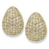 Scully & Scully 18K Yellow Gold Pave Diamond Earrings -Jewelry Shop unnamed file 522