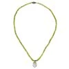 Scully & Scully Peridot Bead & Pearl Drop Diamond Necklace -Jewelry Shop unnamed file 535