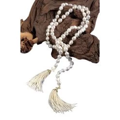 Scully & Scully Freshwater Pearl & Seed Pearl Tassel Necklace