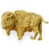 Scully & Scully 18k Yellow Gold Buffalo Pin -Jewelry Shop unnamed file 567