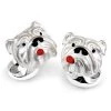 Scully & Scully Sterling Silver Bulldog With Cigar Cufflinks -Jewelry Shop unnamed file 578