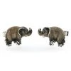Scully & Scully Sterling Silver & Enamel Elephant Cufflinks -Jewelry Shop unnamed file 603