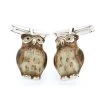 Scully & Scully Sterling Silver & Enamel Owl Cufflinks -Jewelry Shop unnamed file 607