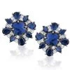 Scully & Scully 18k White Gold & Kyanite Cluster Earrings -Jewelry Shop unnamed file 612