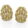 Scully & Scully 18k Leaves Pave Diamond Earrings -Jewelry Shop unnamed file 635