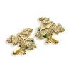Scully & Scully 18k Diamond Frog Cufflinks -Jewelry Shop unnamed file 637