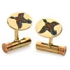 Scully & Scully 18k Gold Cufflinks With Mallards & Shotgun Shell Fittings -Jewelry Shop unnamed file 641