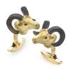 Scully & Scully 18k Gold Ram Head Cufflinks -Jewelry Shop unnamed file 658