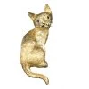 Scully & Scully 18k Gold Sapphire Eyes Cat Pin -Jewelry Shop unnamed file 67