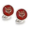 Halcyon Days Fox Cufflinks -Jewelry Shop unnamed file 697