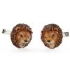 Scully & Scully Sterling Silver & Enamel Lion Head Cufflinks -Jewelry Shop unnamed file 703