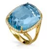 Scully & Scully 18k Gold Blue Topaz & Diamond Ring -Jewelry Shop unnamed file 708