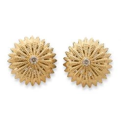 Scully & Scully 18k Gold Sunburst Champagne Diamond Earrings -Jewelry Shop unnamed file 724