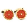 Scully & Scully 18K Gold Burst Diamond Center Cufflinks -Jewelry Shop unnamed file 725