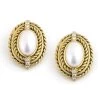 Scully & Scully 18k Gold Twisted Rope Pearl Earrings -Jewelry Shop unnamed file 739