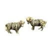 Scully & Scully 18k Gold Enamel Zebra Cufflinks Ruby Eyes -Jewelry Shop unnamed file 752