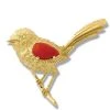Scully & Scully 18k Gold Coral Bird Pin -Jewelry Shop unnamed file 8