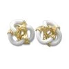Scully & Scully Agate & Gold Interlocking Knot Earrings -Jewelry Shop unnamed file 836