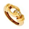 Scully & Scully 18k Yellow Gold Diamond Buckle Ring -Jewelry Shop unnamed file 847