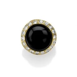 Scully & Scully 18k Gold Interchangeable Mabe Pearl & Diamond Ring -Jewelry Shop unnamed file 859