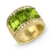 Scully & Scully 18k Gold Wide Gemstone & Diamond Ring -Jewelry Shop unnamed file 870