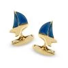 Scully & Scully 18k Gold & Blue Enamel Yacht Cufflinks -Jewelry Shop unnamed file 877