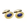 Scully & Scully 18k Gold, Lapis & Enamel Cufflinks -Jewelry Shop unnamed file 879