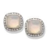 Scully & Scully 18K White Gold And Moon Quartz Bezel Earrings -Jewelry Shop unnamed file 892