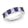 Scully & Scully Platinum Sapphire Ring With Diamonds -Jewelry Shop unnamed file 895